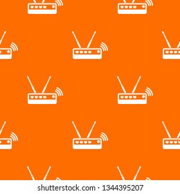 Router pattern vector orange for any web design best
