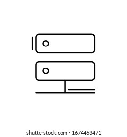 Router, refresh, networking icon. Simple line, outline vector elements of storage and cloud icons for ui and ux, website or mobile application