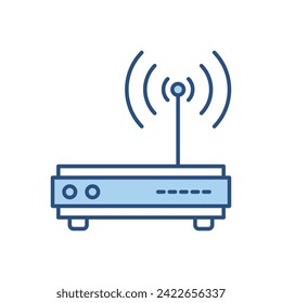 Router related vector icon. Isolated on white background. Vector illustration