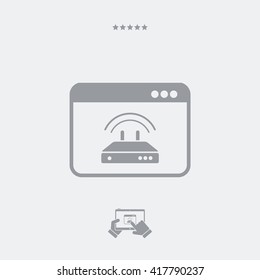 Router setting window