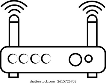 router signal vector design icon illustration