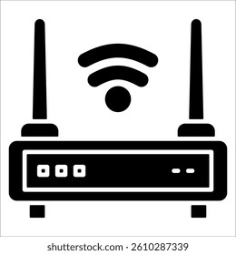 Router Simple Icon Vector Illustration Concept