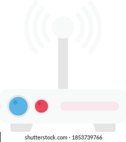 router  vector flat colour  icon