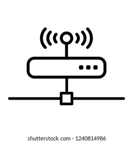 Router vector icon