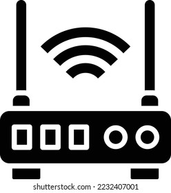 Router Vector Icon Design Illustration
