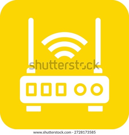 Router Vector Icon Design Illustration