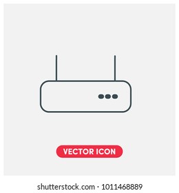Router Vector Icon Illustration