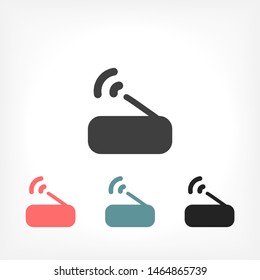 Router Vector icon . Lorem Ipsum Illustration design