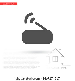 Router Vector icon . Lorem Ipsum Illustration design