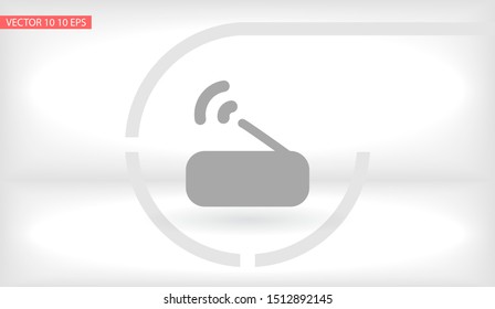 Router Vector icon . Lorem Ipsum Illustration design
