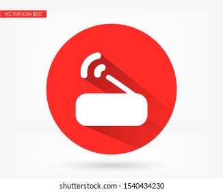 Router Vector icon . Lorem Ipsum Illustration design