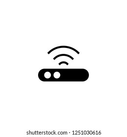 router vector icon. router sign on white background. router icon for web and app