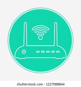 Router vector icon sign symbol