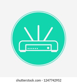 Router vector icon sign symbol