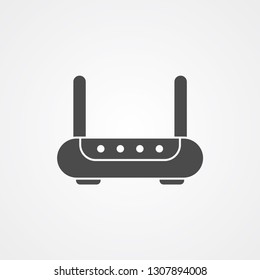 Router vector icon sign symbol
