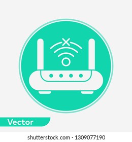 Router vector icon sign symbol