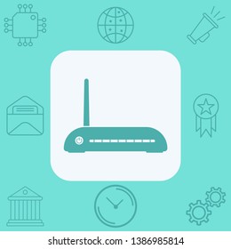Router vector icon sign symbol