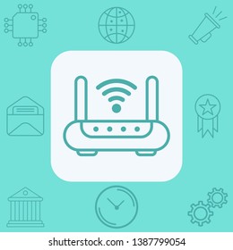 Router vector icon sign symbol