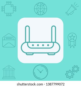 Router vector icon sign symbol