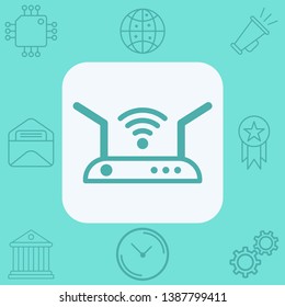 Router vector icon sign symbol