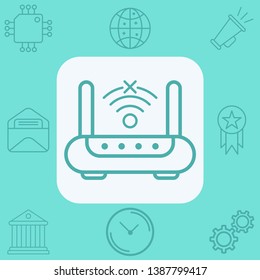 Router vector icon sign symbol