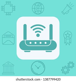 Router vector icon sign symbol