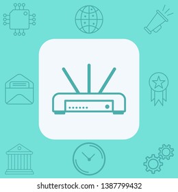 Router vector icon sign symbol