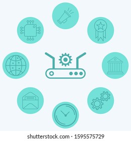 Router vector icon sign symbol