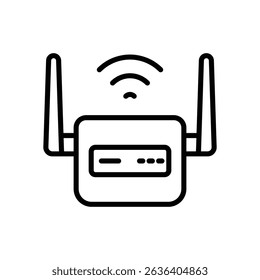 Router vector icon stock illustration