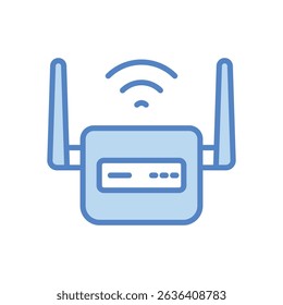 Ilustração de stock de ícone de vetor de roteador
