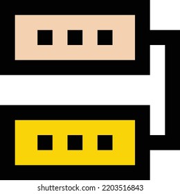 Ilustración del vector del router sobre un fondo transparente.Símbolos de calidad premium.Icono del vector de trazo para el diseño de concepto y gráfico.