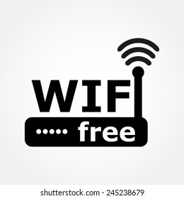 router and Wi fi icon 