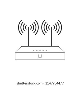 Router wifi icon