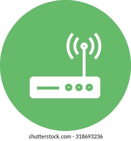 Router, wifi, modem icon vector image.Can also be used for home electronics and appliances. Suitable for mobile apps, web apps and print media.