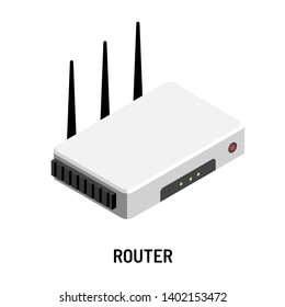 Router WiFi wireless ethernet modem isolated device