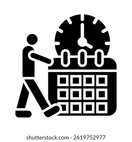 Routine Icon Element For Design