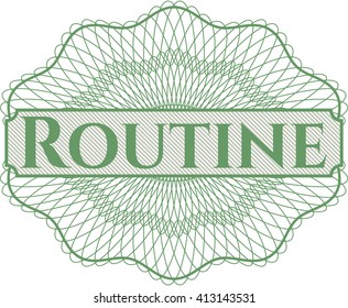 Routine linear rosette