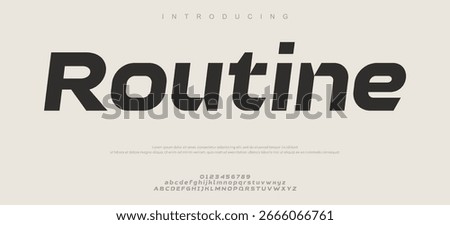Routine Modern minimal creative alphabet small letter logo design