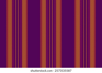 Rove vector stripe pattern, deep lines textile fabric. Lndigo texture background vertical seamless in purple and bright colors palette.