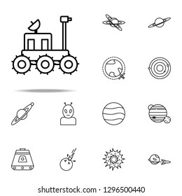 rover icon. Cartooning space icons universal set for web and mobile