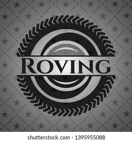 Roving dark badge. Vector Illustration. Detailed.