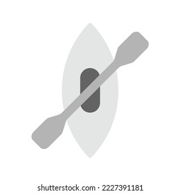 Row Boat icon vector image. Can also be used for Vehicles. Suitable for mobile apps, web apps and print media.