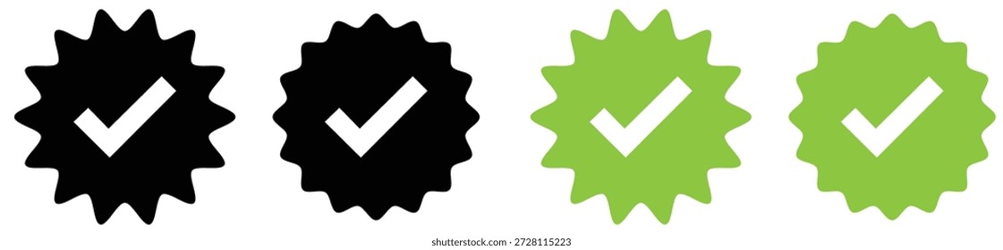 A row of four distinct checkmark icons.