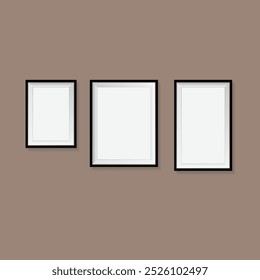 Uma fileira de quadros emoldurados em uma parede, colagem, modelos de colagem, colagem de aniversário, arte de colagem