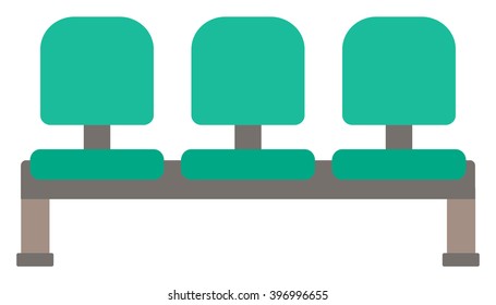 Row Of Green Chairs