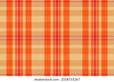 Row plaid vector pattern, window seamless fabric background. Woven textile check tartan texture in bright and light colors palette.