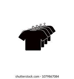 row of T-shirts illustration. Element of shop and shopping for mobile concept and web apps. Detailed row of T-shirts illustration can be used for web and mobile. Premium icon