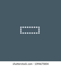 Row vector icon. Row concept stroke symbol design. Thin graphic elements vector illustration, outline pattern for your web site design, logo, UI. EPS 10.