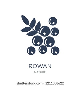 Rowan icon. Trendy flat vector Rowan icon on white background from nature collection, vector illustration can be use for web and mobile, eps10