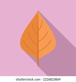 Rowan leaf icon flat vector. Autumn fall. Foliage tree
